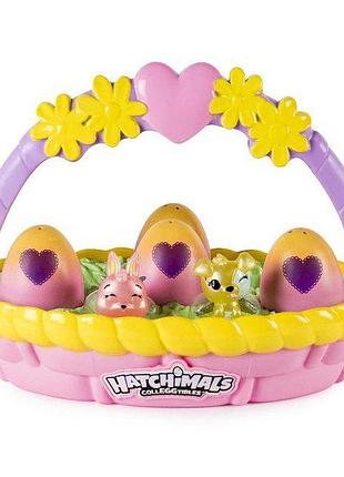Hatchimals весенняя корзинка с 6 фигурками в яйцах spin master