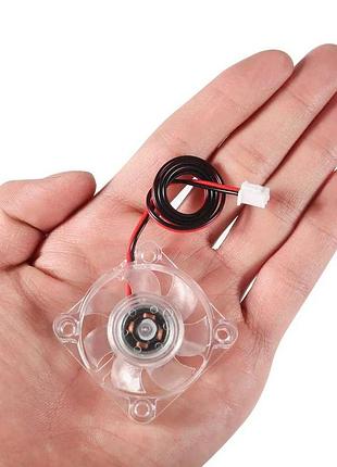 Вентилятор 40 мм 12v кулер для видеокарты для 3d-принтера 4010 прозорий