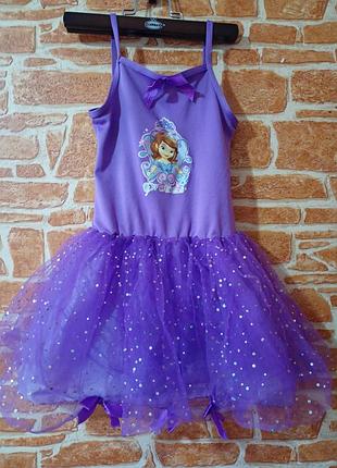 Карнавальное платье на девочку 3-5 лет принцесса софия