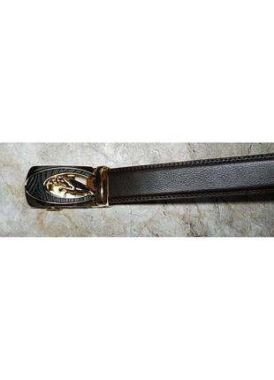Ремень мужской 4 см натуральная кожа( 4031 )