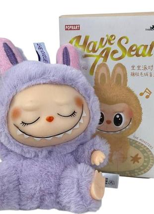 Плюшевая игрушка “labubu”, лабубу, 15 см, фиолетовый коллекционная игрушка