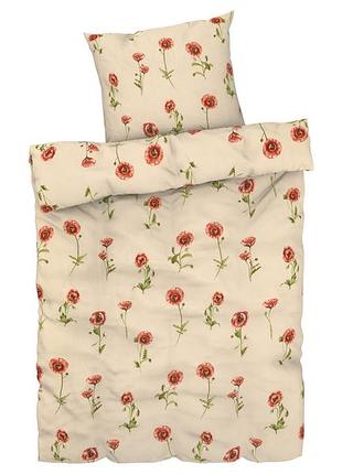 Комплект постельного белья livarno home (германия) сатин 155 x 220 см 80х80 см