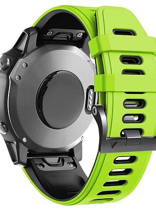 Garmin fenix 6/6x/5х/5х plus/forerunner 945/6x pro/garmin fenix 5 plus/garmin fenix|ремінець|quick fit салатовий