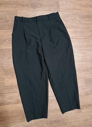 Брюки слоучие бананы мом zara