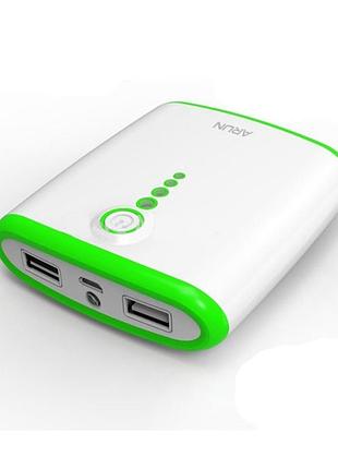 Зовнішній акумулятор arun y204 10400mah синій