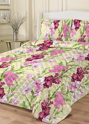 Покрывало стеганое с наволочками 210х240см гладиоусы zastelli