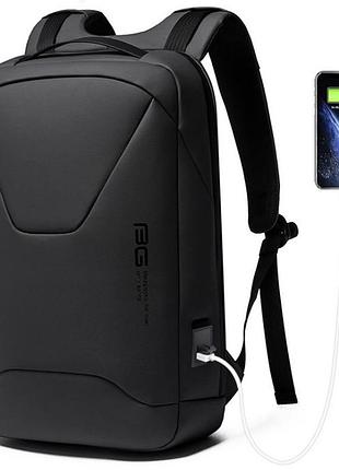 Рюкзак bange bg-22188 городской дорожный влагозащищенный usb черный 27л
