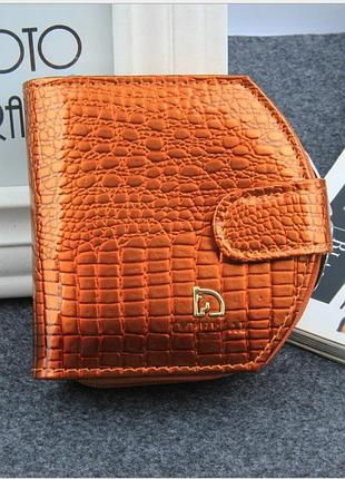 Женские кошельки натуральная лаковая кожа коричневый( 3176 )