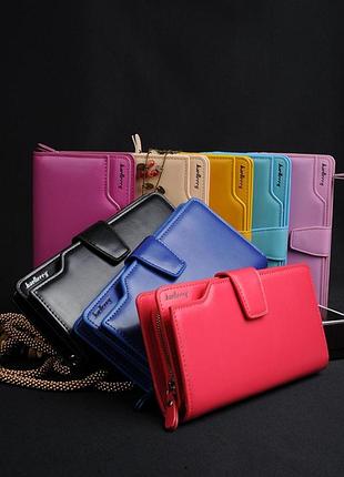 Baellerry business woman - популярное женское портмоне, клатч, кошелек. голубой