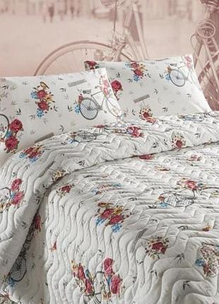 Покрывало стеганое с наволочками rosie 200х220см eponj home