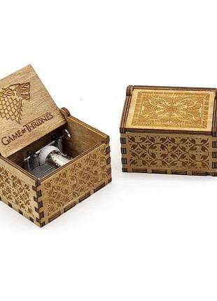 Музыкальная шкатулка игра престолов деревянная