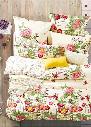 Постельное белье сатин евро fhx329 200х220cм word of dream