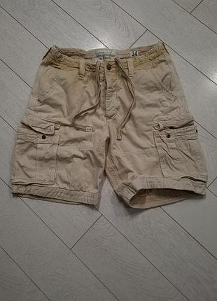 Оригинальные y2k широкие шорты abercrombie i fitch бегги шорты