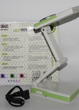 Настольная светодиодная лампа с аккумулятором 28 led 900mah