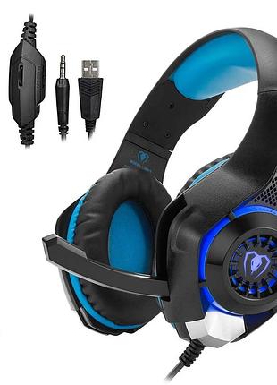 Beexcellent gm-1 провідна 3,5 мм повноводна професійна ігрова гарнітура об'ємний звук навушники зі світлом