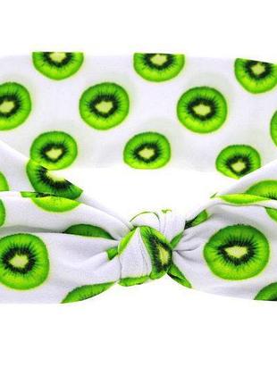 Повязка на голову для девочки "солоха" фрукты киви