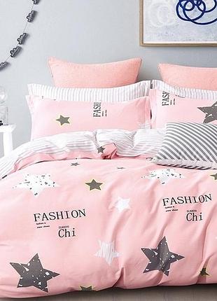 Постельное белье двуспальный ренфорс с компаньоном тм tag r7623