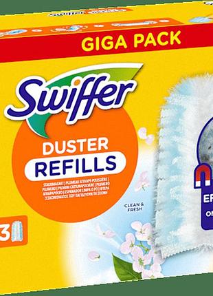 Сменные насадки для щётки duster swiffer (нидерланды) 23 шт ароматизированные