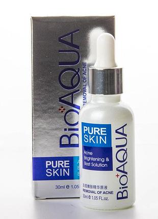 Уценка сыворотка для проблемной кожи bioaqua pure skin, 30мл