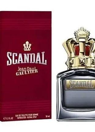 Мужская туалетная вода jean paul gaultier scandal pour homme 100 мл с магнитной лентой