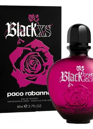 Туалетная вода paco rabanne xs black 80ml (ліц.)