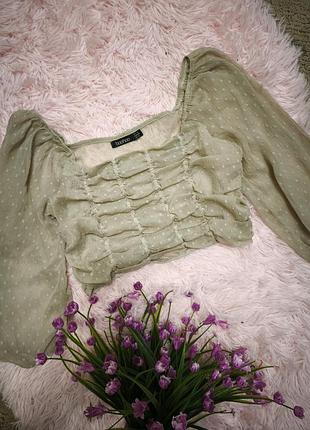 Кроп топ шифоновий boohoo