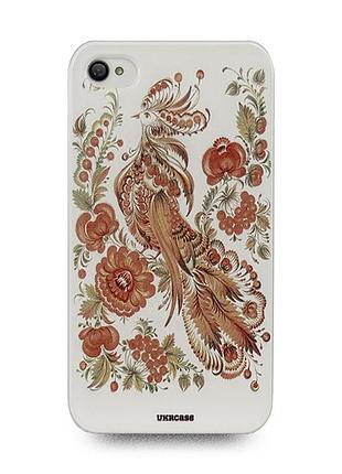 Чехол накладка для iphone 4 жар птица
