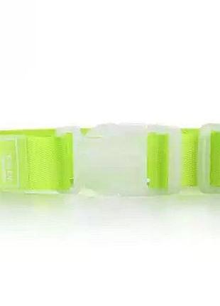 Ремень для крепления сумки к чемодану салатовый