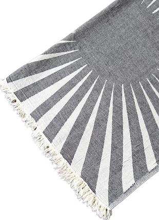 Пештемаль двойная sun серый
