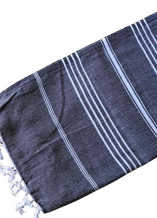 Пештемаль чепрез темно-серая