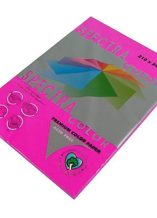 Бумага a4 'spectra' неон 350 (red) 100 л./80 гр.