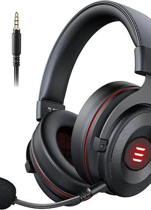 Дротова ігрова usb-гарнітура eksa e900 pro стереозвук підсвічування