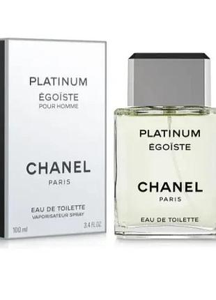 Мужская туалетная вода chanel egoiste platinum 100 мл с магнитной лентой