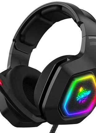 Ігрові навушники onikuma k10 з rgb-підсвіткою мікрофоном