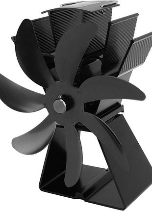 7-лопатевий камінний вентилятор dauz, вертикальний 7-лопатевий тепловентилятор