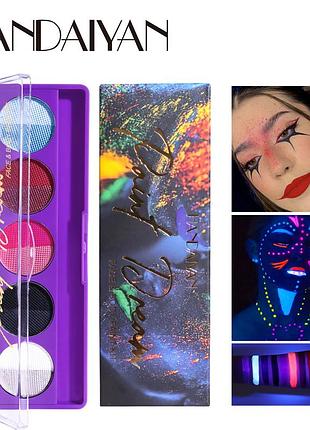 Аквагрим handaiyan краска на водной основе для бодиарта paint dream 10 цветов набор - 02