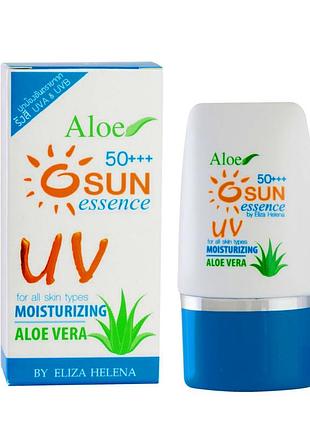 Сонцезахисний крем для обличчя eliza helena spf-50 алоє віра - легка есенція, 30 мл