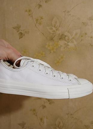 Кеды converse на стопу 24 см состояние новых, натуральная кожа