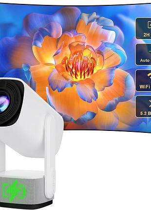 Портативний смарт проектор k2 android 11 full hd 150" 1/8gb wifi usb, hdmi, aux 1280х720p 4k 30 fps