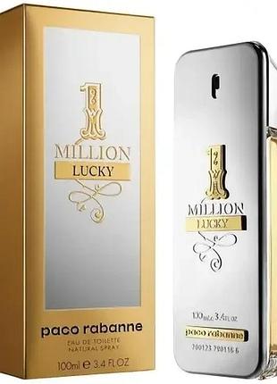 Мужская парфюмированная вода paco rabanne 1 million lucky 100 мл