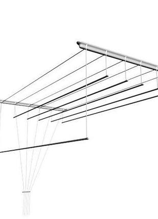 Сушилка для белья 2,0 м на 6-ть круглых прутьев с нержавеющей стали (польша)