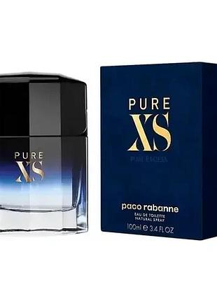Мужская туалетная вода paco rabanne pure xs 100 мл с магнитной лентой