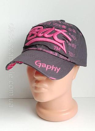 Мужская стильная брендовая бейсболка хлопок коттон весна лето осень размер 57-59см.but bat бат серый