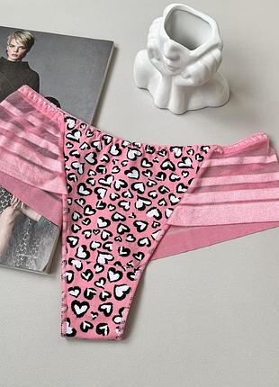 Котонові трусики бразиліани із напівпрозорою сіточкою позаду 🥰