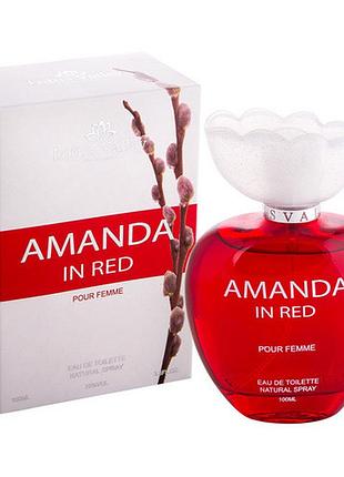 Женская туалетная вода lotus valley amanda in red 100 мл