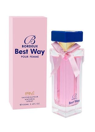 Жіноча парфумована вода prive parfums bordeux best way 100 мл