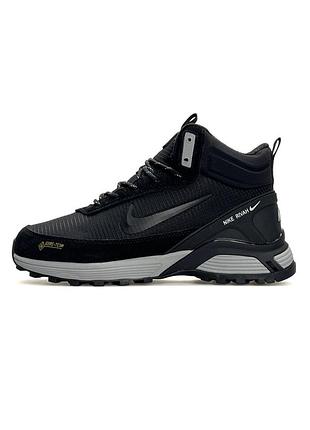 Nike rivah gore-tex black light grey fur