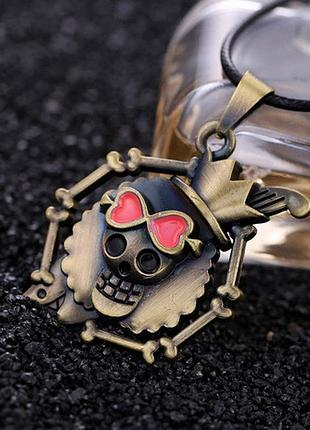 Аниме - кулон брук / питрат brook из one piece ван пис /