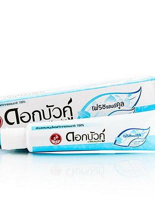 Тайська зубна паста twin lotus свіжість та прохолода 40 гр