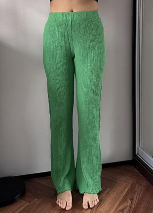 Штани жатка кльош яскраво зелені